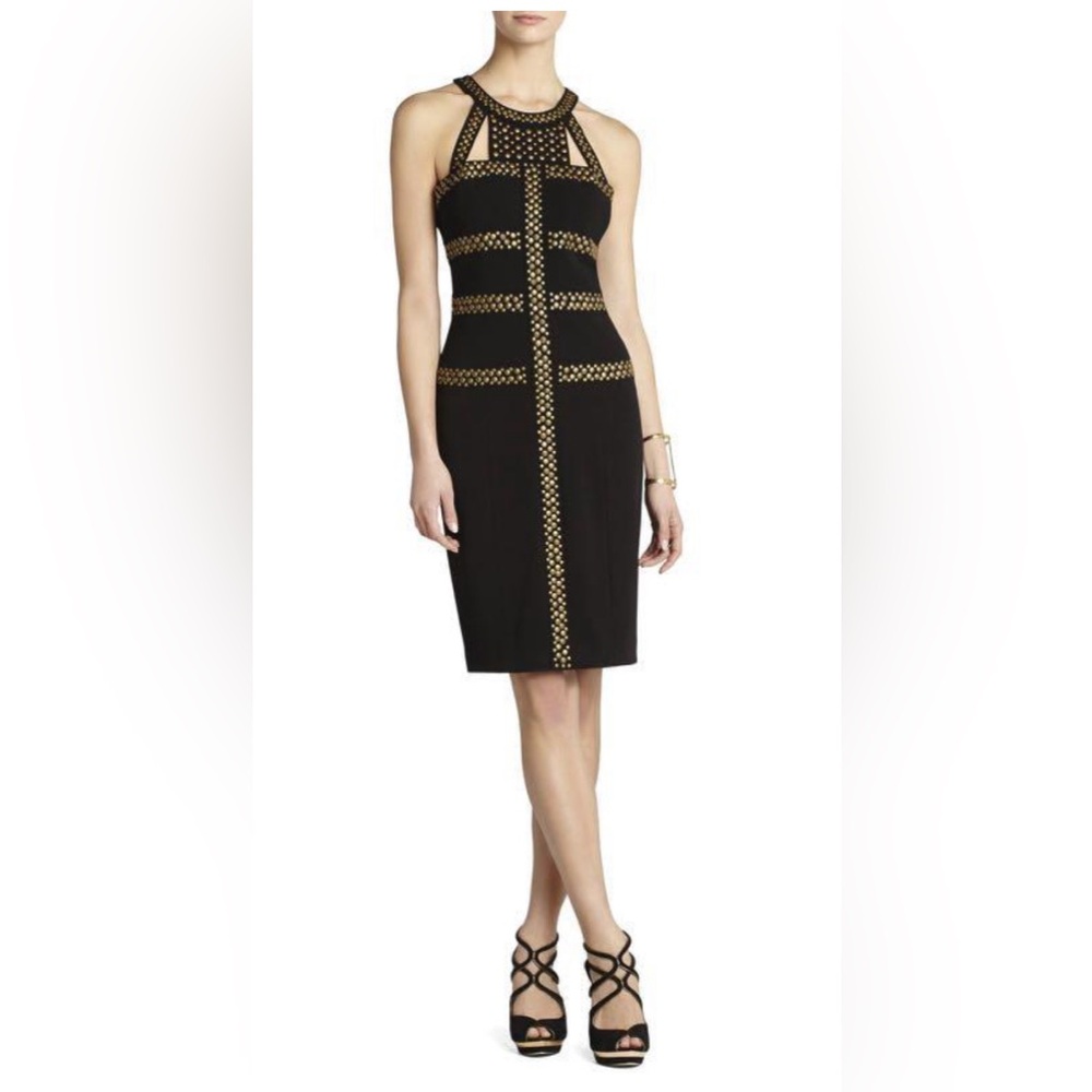 BCBGMAXAZRIA Black Falcon Sleeveless Mini Dress Size 2
